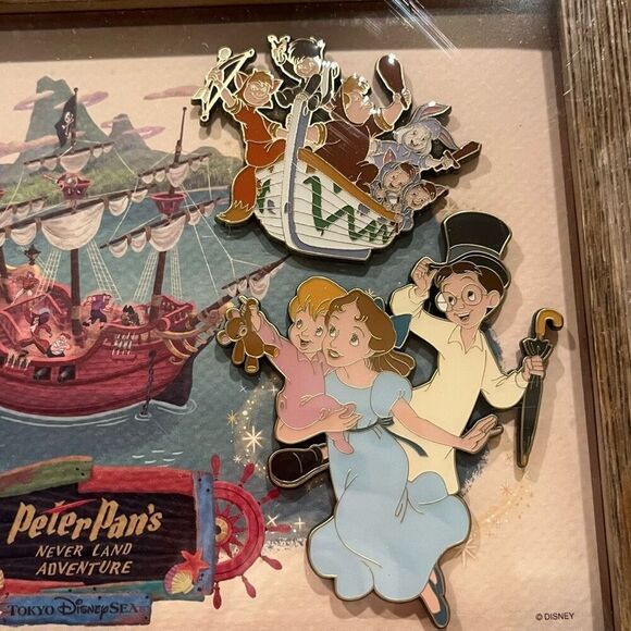 2024 Japan Tokyo DisneySea Fantasy Springs Peter Pan Limited Edition Pin Set NWT - Picture 3 of 8